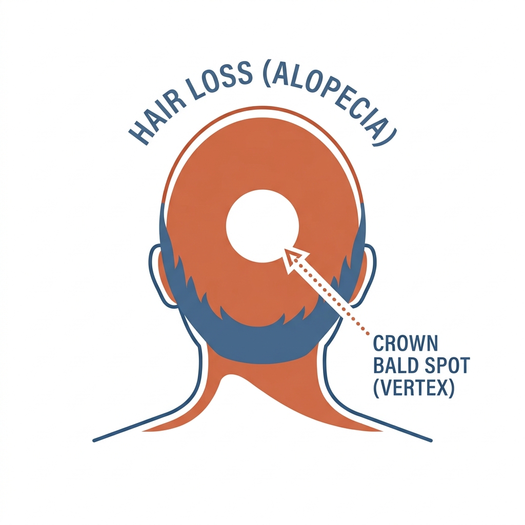 Crown Baldness