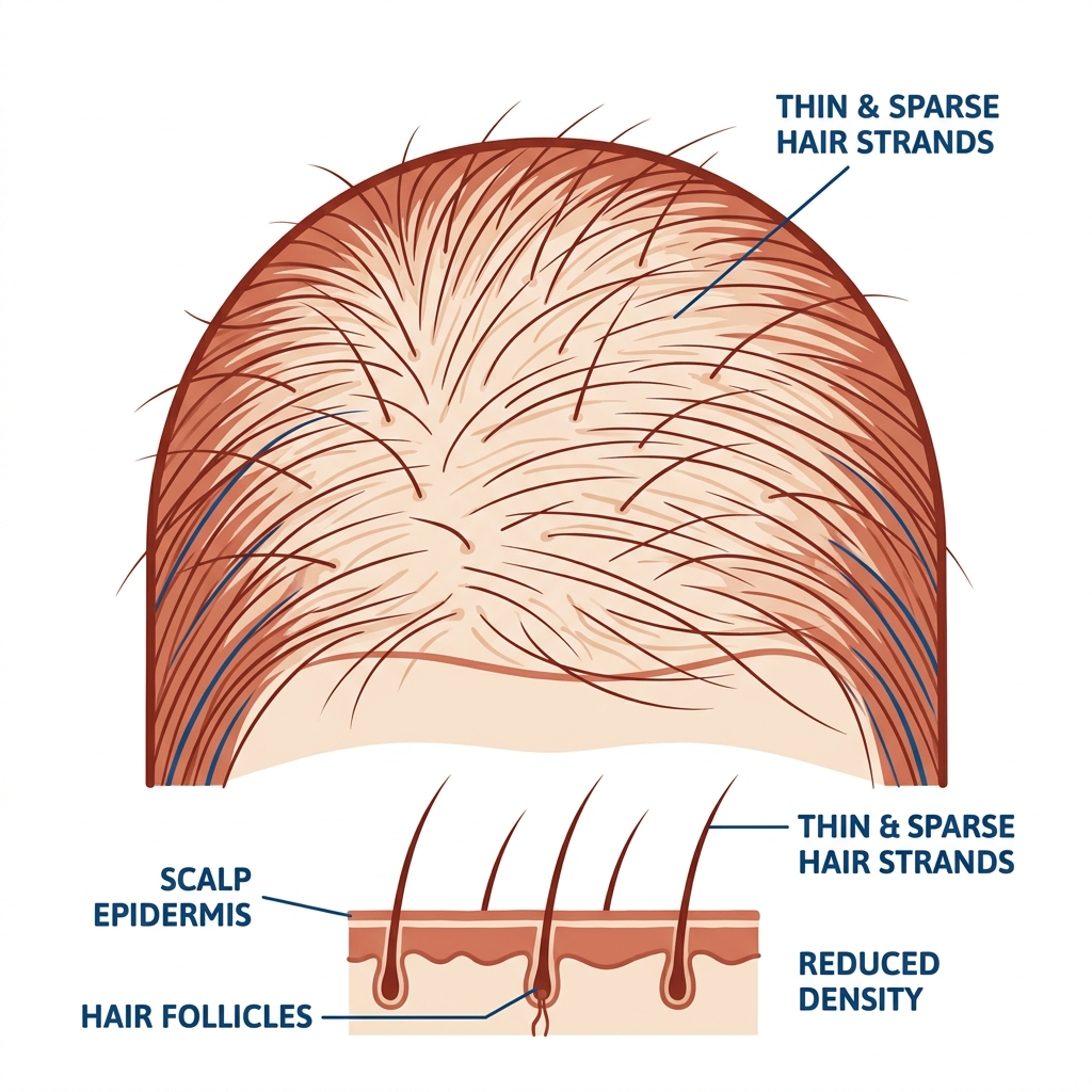 Diffuse Hair Thinning